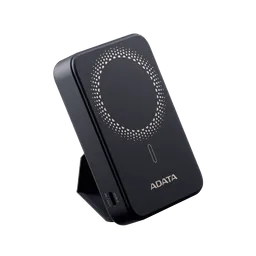 Adata R050, Power Bank 5000mah, Carga Inalámbrica Magnética Color Negro