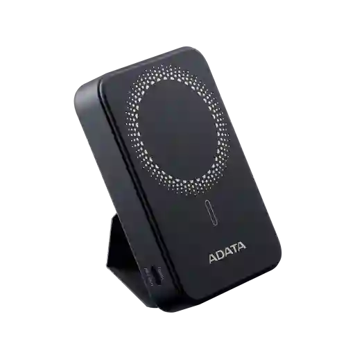 Adata R050, Power Bank 5000mah, Carga Inalámbrica Magnética Color Negro