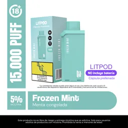 Pod Lit Frozen Mint 15000 Puffs 5%