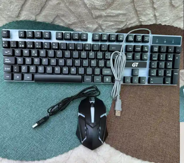Combo Gamer Teclado + Mouse Alambrico Gt Mk688 / Comodidad / Gamer / Moda / Entretenimiento
