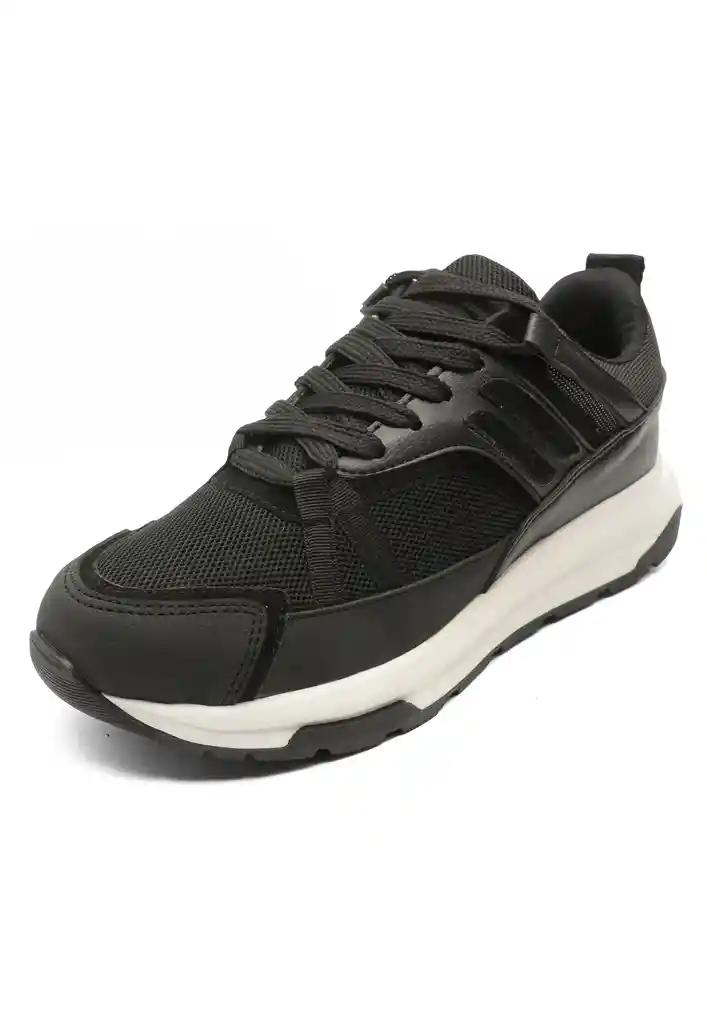 Tenis Hombre Negro Talla 39 Tellenzi 517