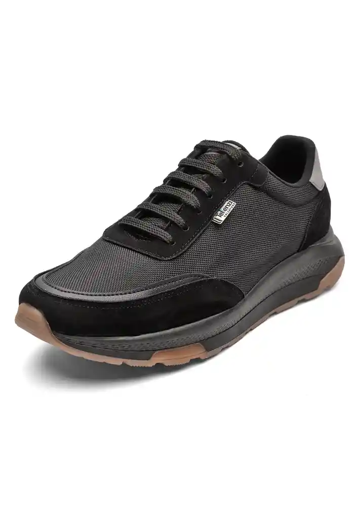 Tenis Hombre Negro Talla 39 Tellenzi F-2945