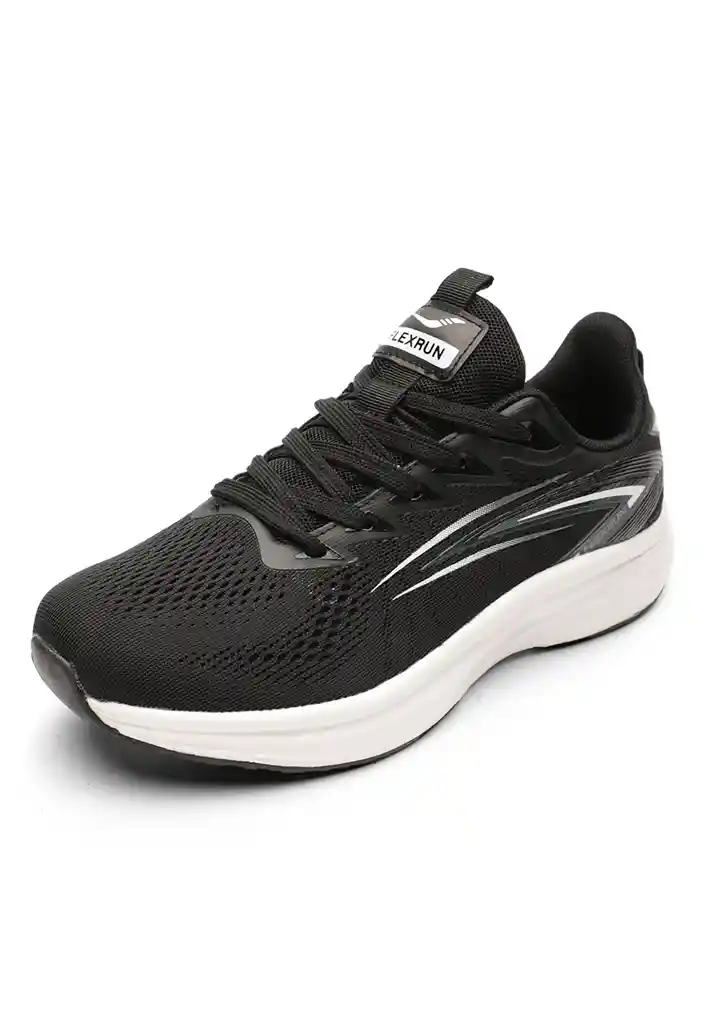 Tenis Running Hombre Negro Talla 37 Tellenzi H-032