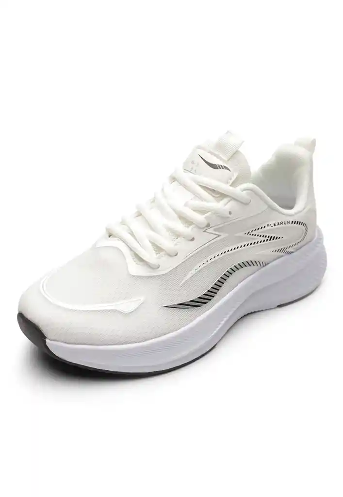 Tenis Running Hombre Blanco Talla 40 Tellenzi H-195