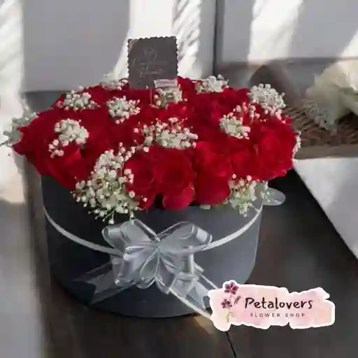 Caja Premium Con 60 Rosas Roja