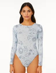 Body Mesh Lunas Y Soles- The Moon Azul Bebé Sm