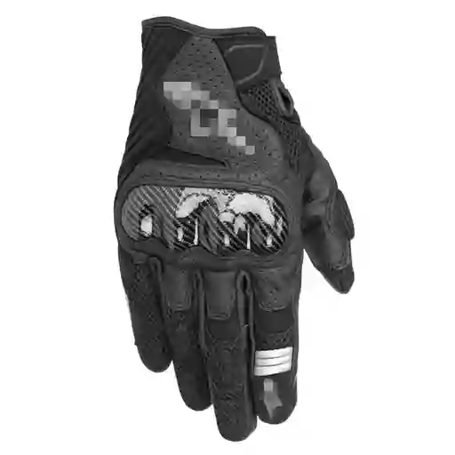 Guantes Cuero Moto Proteccion Carbono Alp Smx Termico Tactil