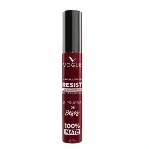 Labial Líquido Vogue A Prueba De Besos Valiente 3ml