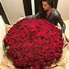 «ramo Buchon» De 600 Rosas Rojas Y Corona