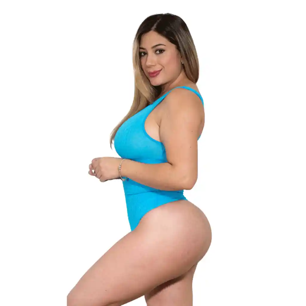 4001-body Moldeador Control Abdomen De Uso Exterior Color: Turquesa Talla:lxl