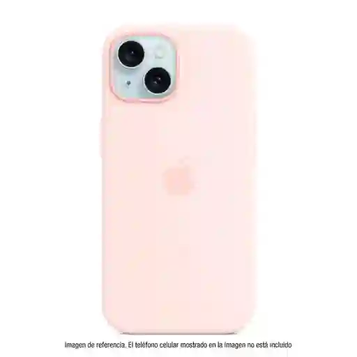 Silicon Case Iphone 15 Rosado