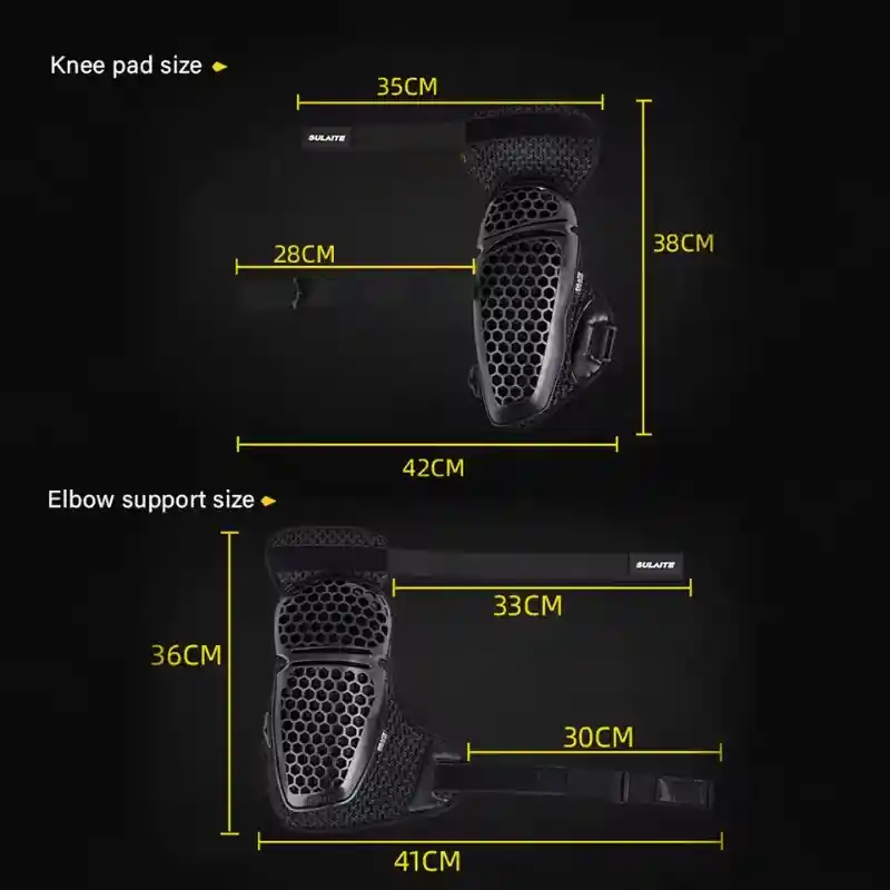 Rodilleras Y Coderas Kit Moto Bionic Plus Benkia Proteccion Talla Única