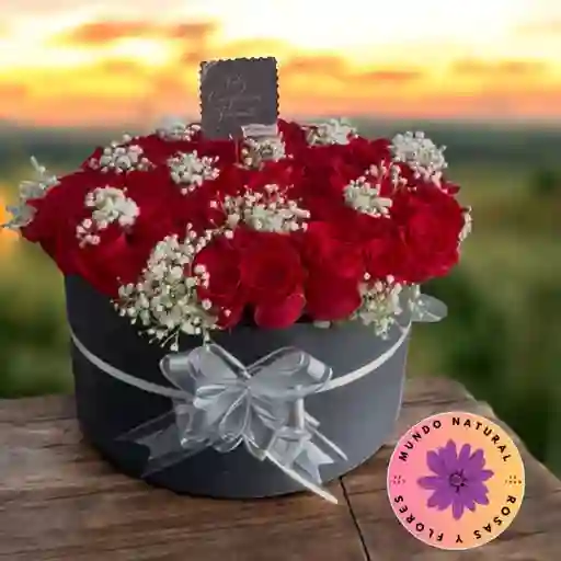 Flores Caja Premium Con 60 Rosas Roja