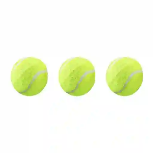 Paquete De 3 Mini Pelotas De Tenis Para Jugar Con Perros-bl04
