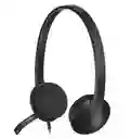 Auriculares Logitech H340, Usb Micrófono Con Supresión Ruido