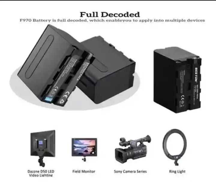 Bateria Para Camara F-960 Para Sony Np-f975 Np-f970 Np-f960 Np-f950