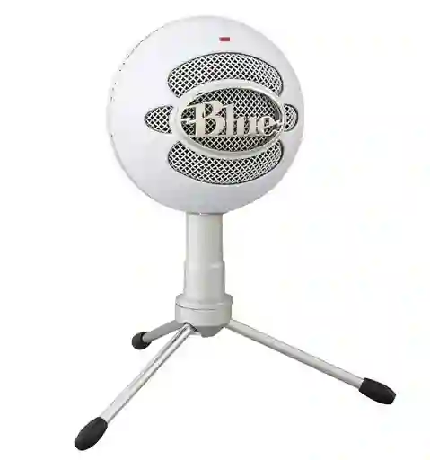 Micrófono Blue Snowball Ice Condensador Cardioide Color Blancos