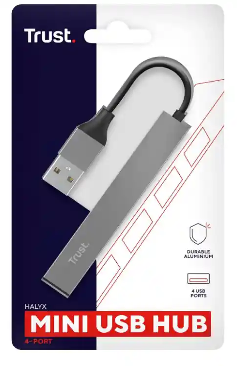 Multipuertos Mini Usb Trust Hub 4 Puertos