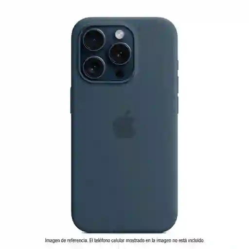 Silicon Case Iphone 15 Pro Max Azul Petroleo