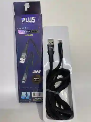 Cable Usb- Micro 2 Mtr
