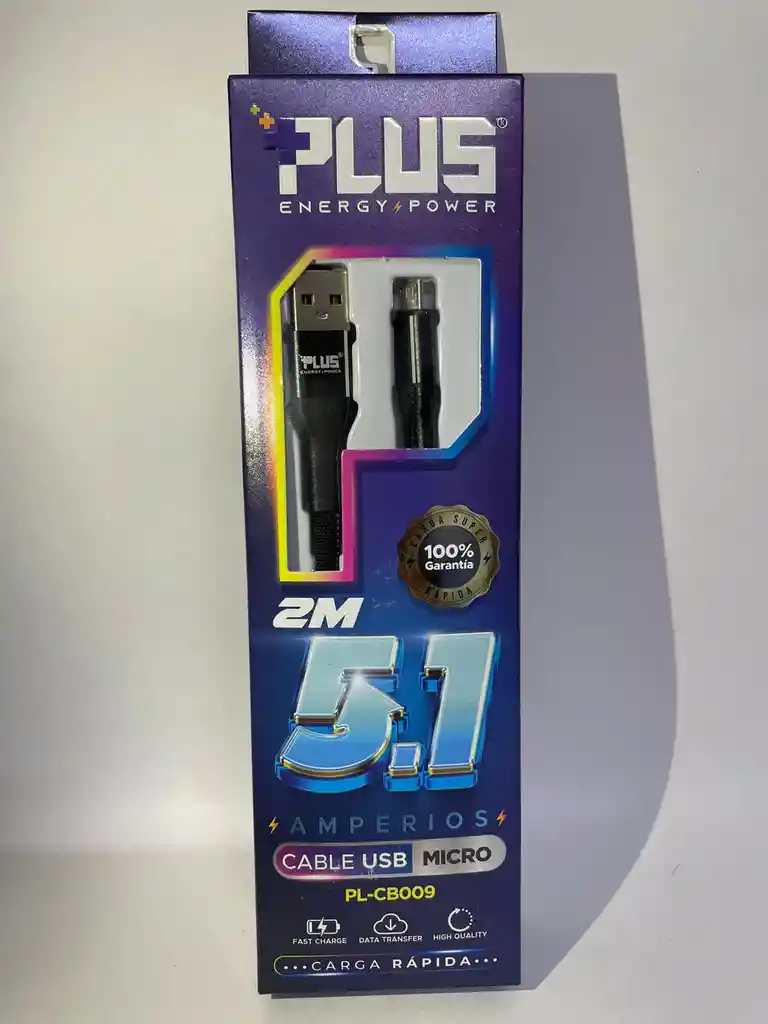 Cable Usb- Micro 2 Mtr