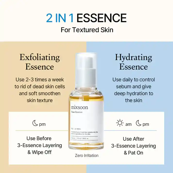 Esencia Exfoliante E Hidratante Mixsoon Bean Essence 50ml