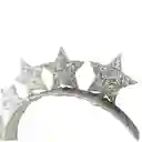 Diadema Estrellas Plateadas