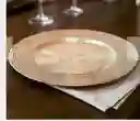 Plato Base 33 Cms, Bandeja Plástica De Carga, Plato Elegante, Plato De Lujo