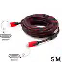 Cable Hdmi A Hdmi 5 Metros Doble Filtro Alta Fidelidad Hdmi