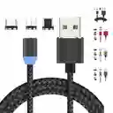 Cable Datos Carga Original 3 En 1 Resistente Magnético