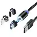 Cable Datos Carga Original 3 En 1 Resistente Magnético