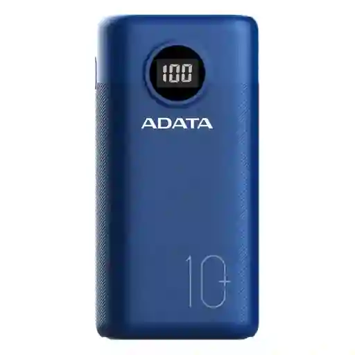 Adata P10000qcd Power Bank 10000mah Multi Carga Rápida, Azu