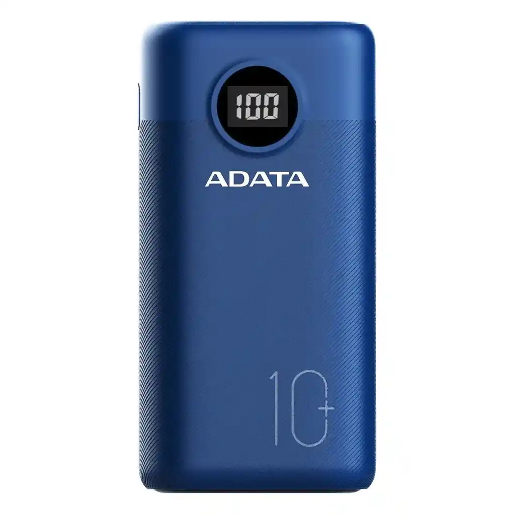 Adata P10000qcd Power Bank 10000mah Multi Carga Rápida, Azu