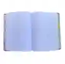 Cuaderno Cosido Con Stickers Cuadros 1 X 1 Cm Con Formato. 100 Hojas Para Niña