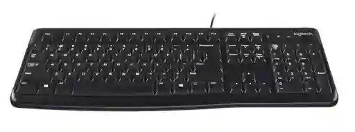 Teclado Logitech K120 Qwerty Membrana Español Color Negro