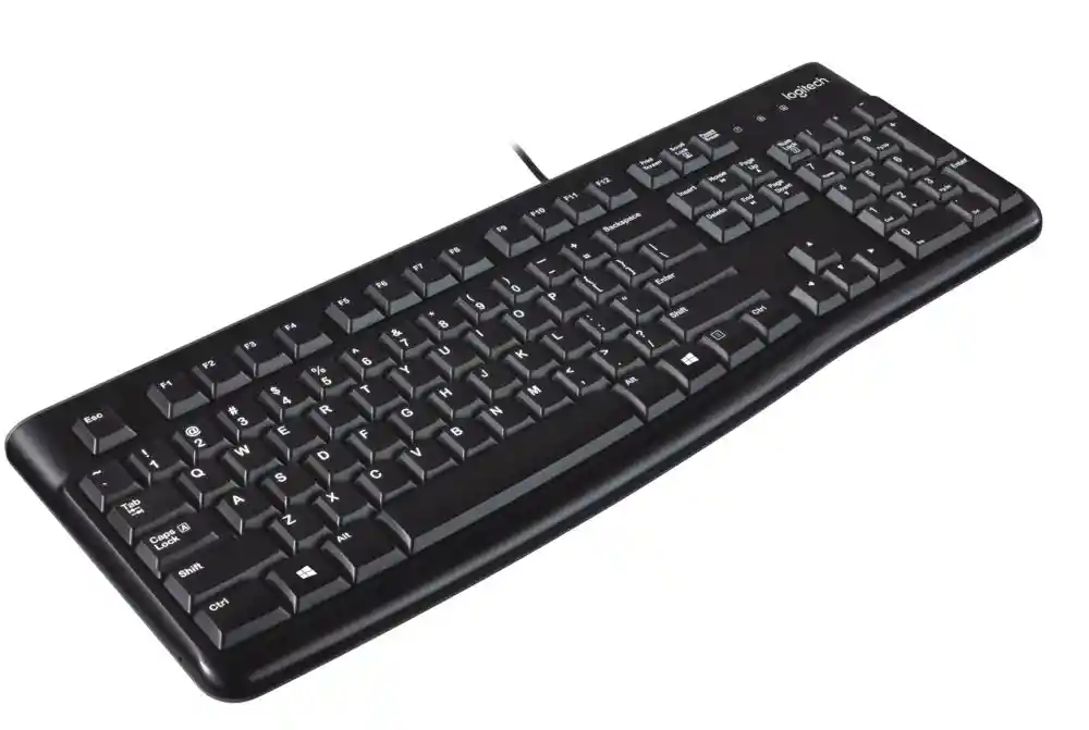 Teclado Logitech K120 Qwerty Membrana Español Color Negro