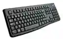 Teclado Logitech K120 Qwerty Membrana Español Color Negro