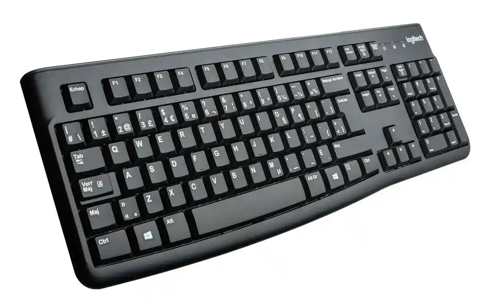 Teclado Logitech K120 Qwerty Membrana Español Color Negro