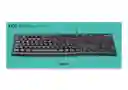 Teclado Logitech K120 Qwerty Membrana Español Color Negro