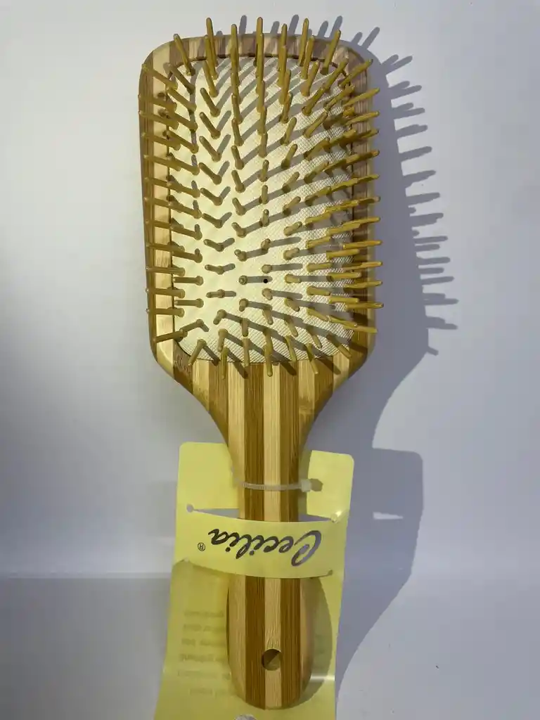 Cepillo Para El Cabello De Bambu