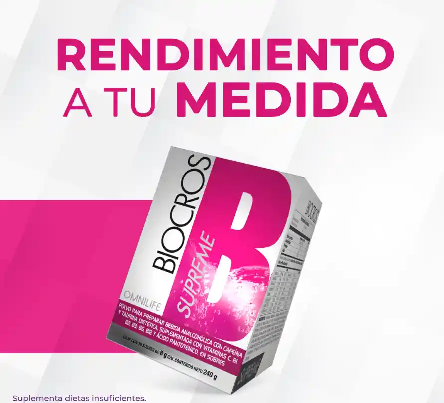 3 Sobres De Biocros Supreme Omnilife