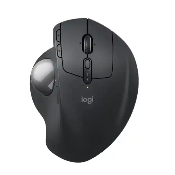 Mouse Logitech Mx Ergo S, Trackball Inalámbrico / Recargable Color Gris