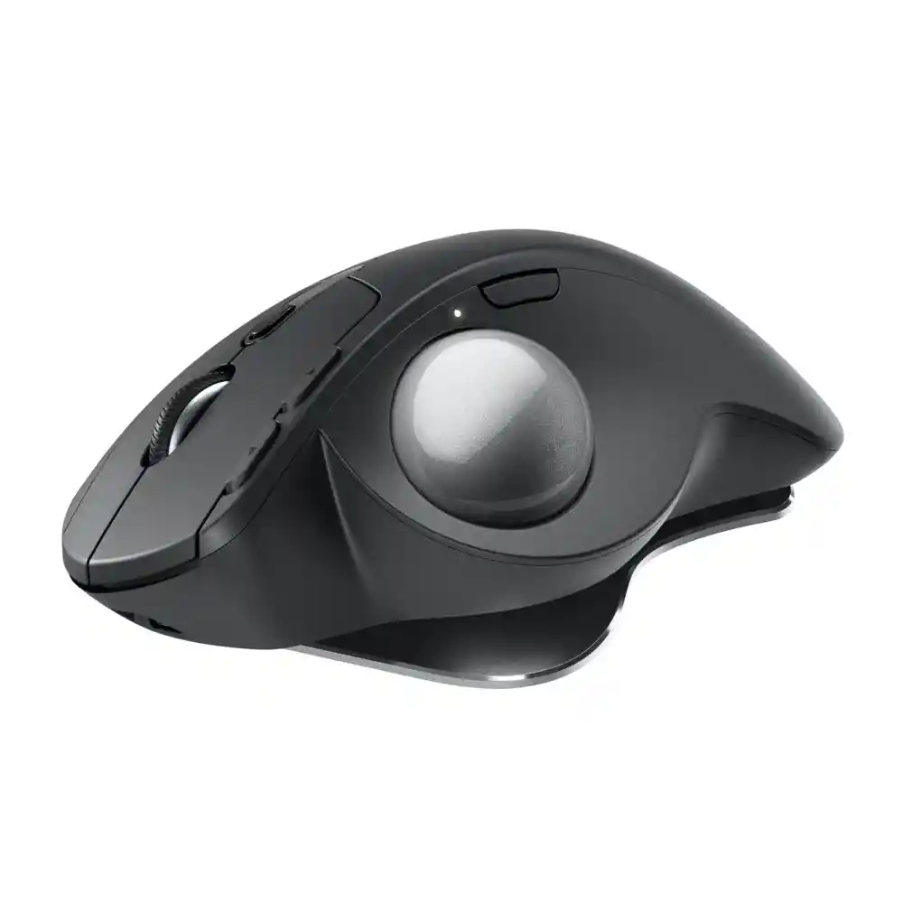Mouse Logitech Mx Ergo S, Trackball Inalámbrico / Recargable Color Gris