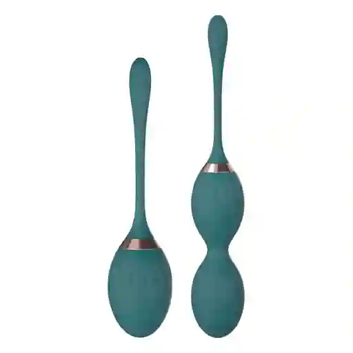 Bolas Chinas Kegel Lilo Vipmix X3 Verde Para Ejercicios Pélvicos