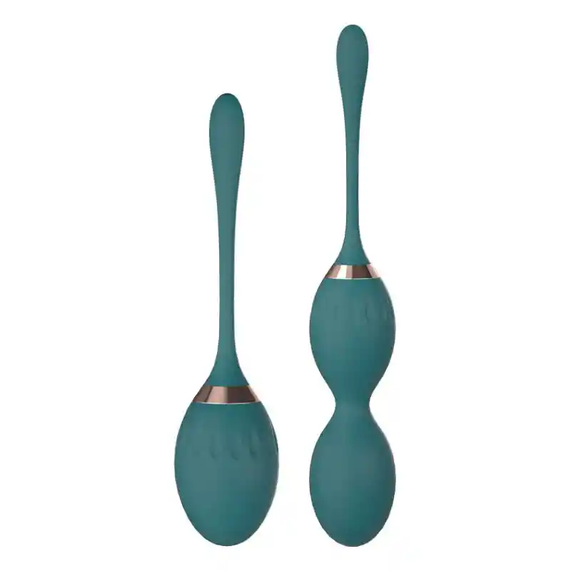 Bolas Chinas Kegel Lilo Vipmix X3 Verde Para Ejercicios Pélvicos