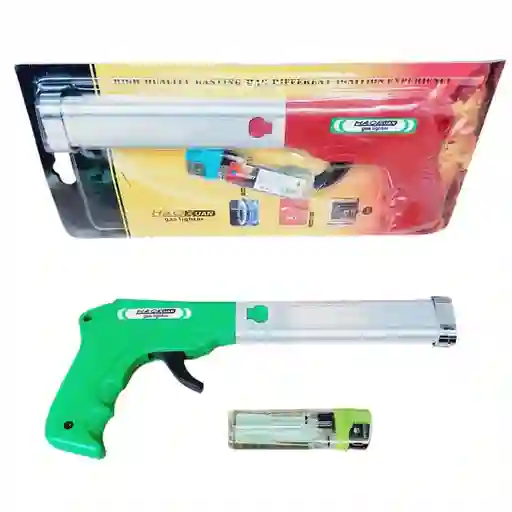 Encendedor Pistola Con Mechero Briquet Cocina Disparador