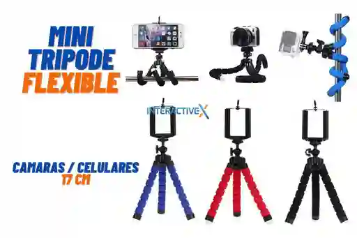 Tripode Celular Y Camara Flexible / Mini Tripode Flexible / Soporte Celular
