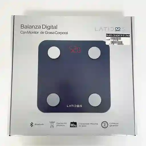 Balanza Con Monitor De Grasa