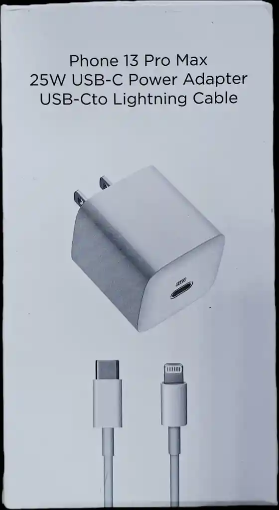 Cargador + Cable 25w Usb C A Lighthing Para Iphone 13 Pro Max