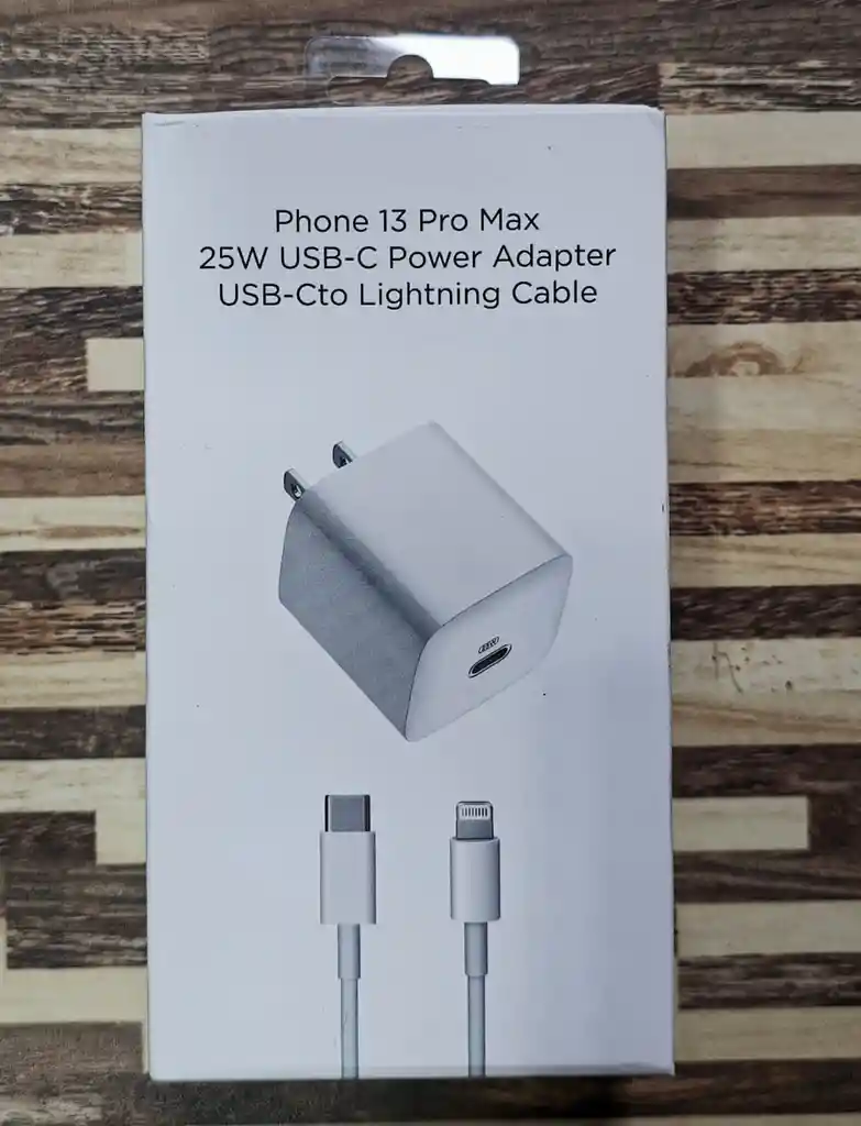 Cargador + Cable 25w Usb C A Lighthing Para Iphone 13 Pro Max